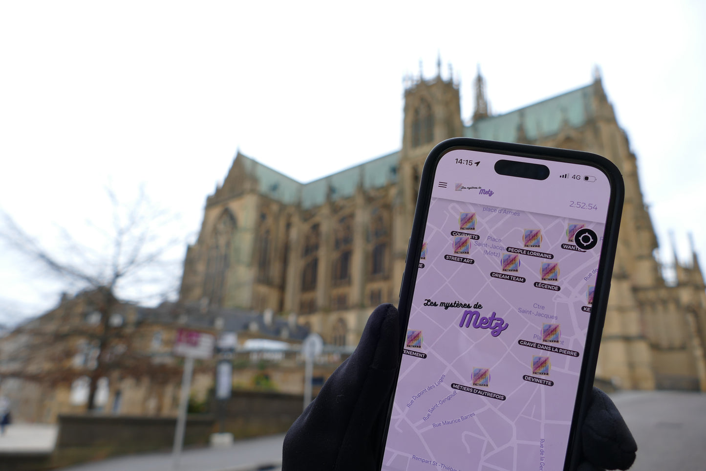 Découverte de Metz avec un Jeu de Piste sur smartphone en Equipe