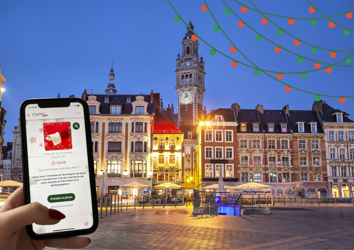 Weihnachtsmarkt-Schatzsuche Weihnachtstour in Lille
