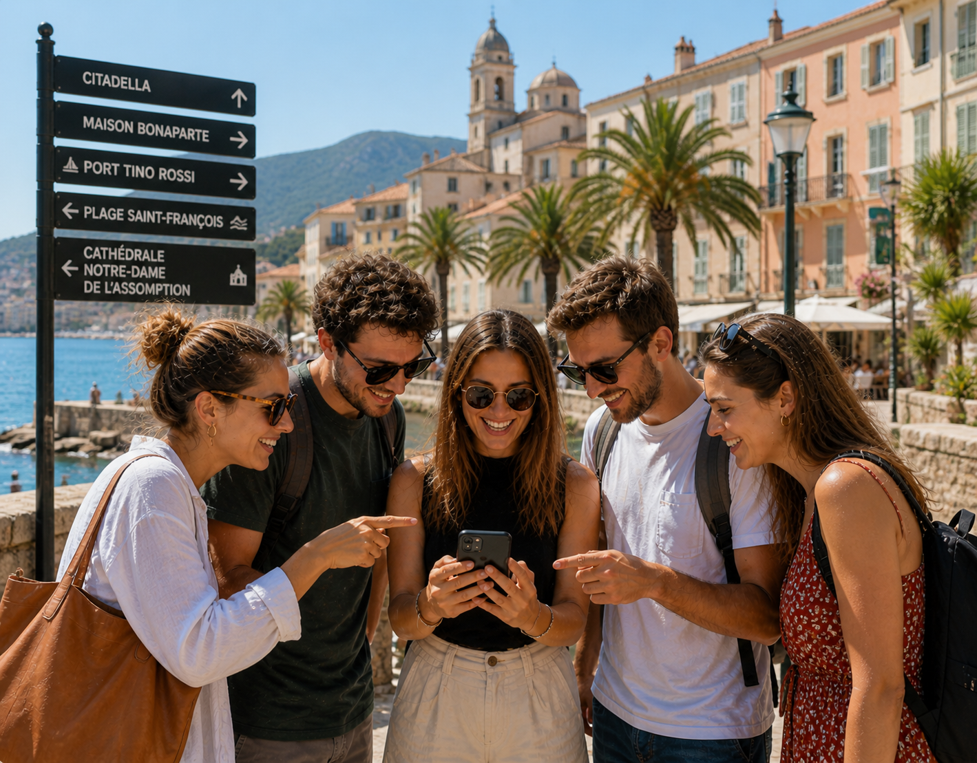 joueurs à Ajaccio pour l'escape game outdoor magie