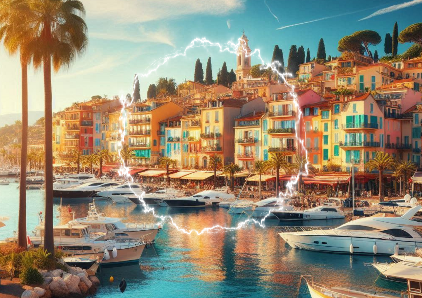 sortilèges dans la ville d'Antibes