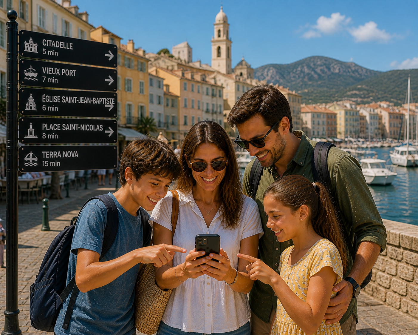En famille dans les rues de Bastia escape game magie