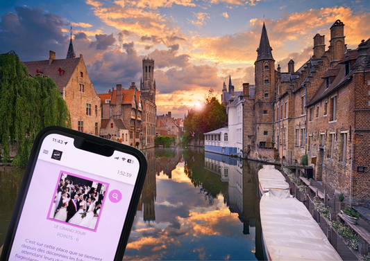 EVJF City Challenge à Bruges – Enterrement de vie de jeune fille ludique avec challenges et fous rires garantis