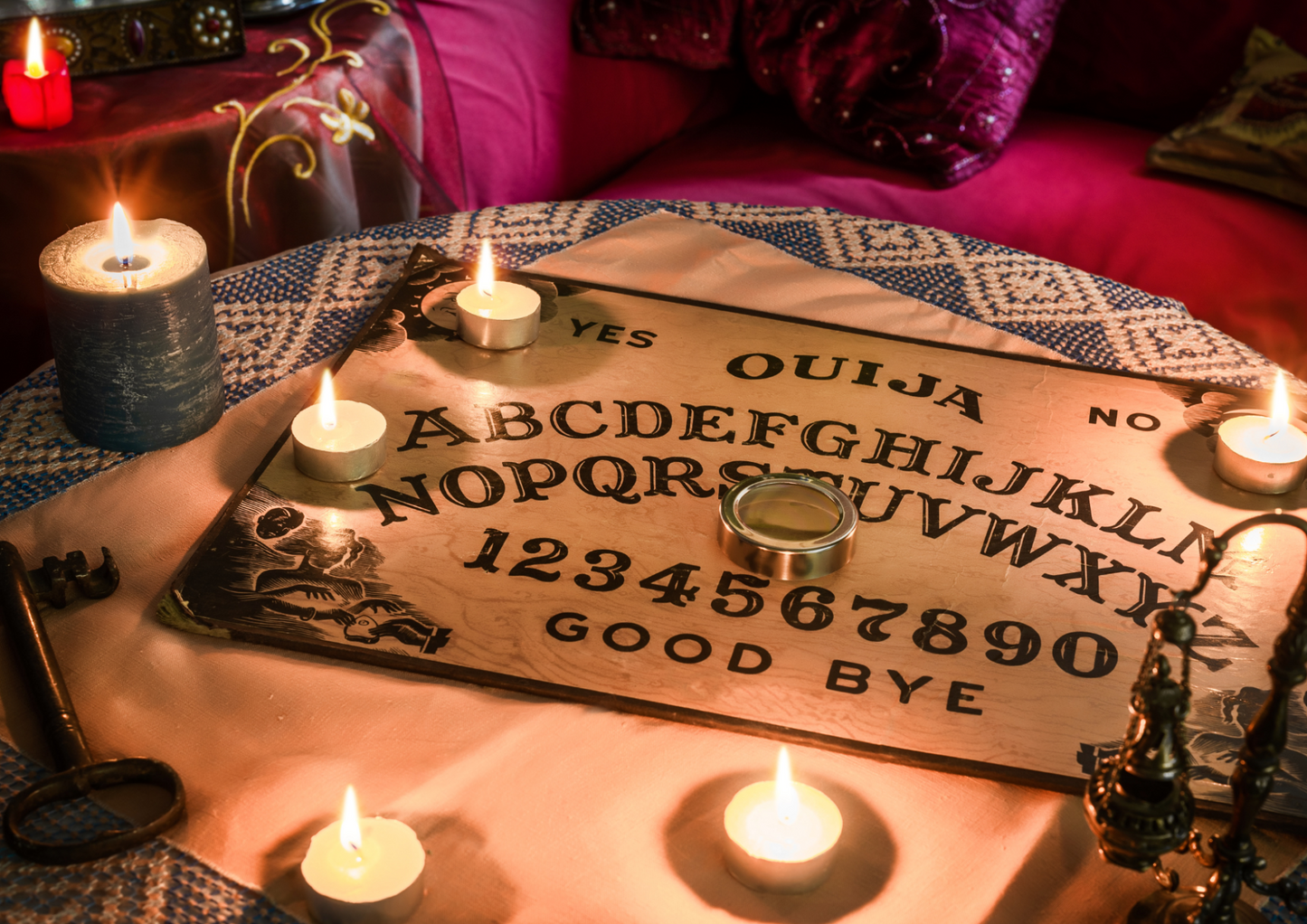 Illustration de jeu escape game magie outdoor en famille 