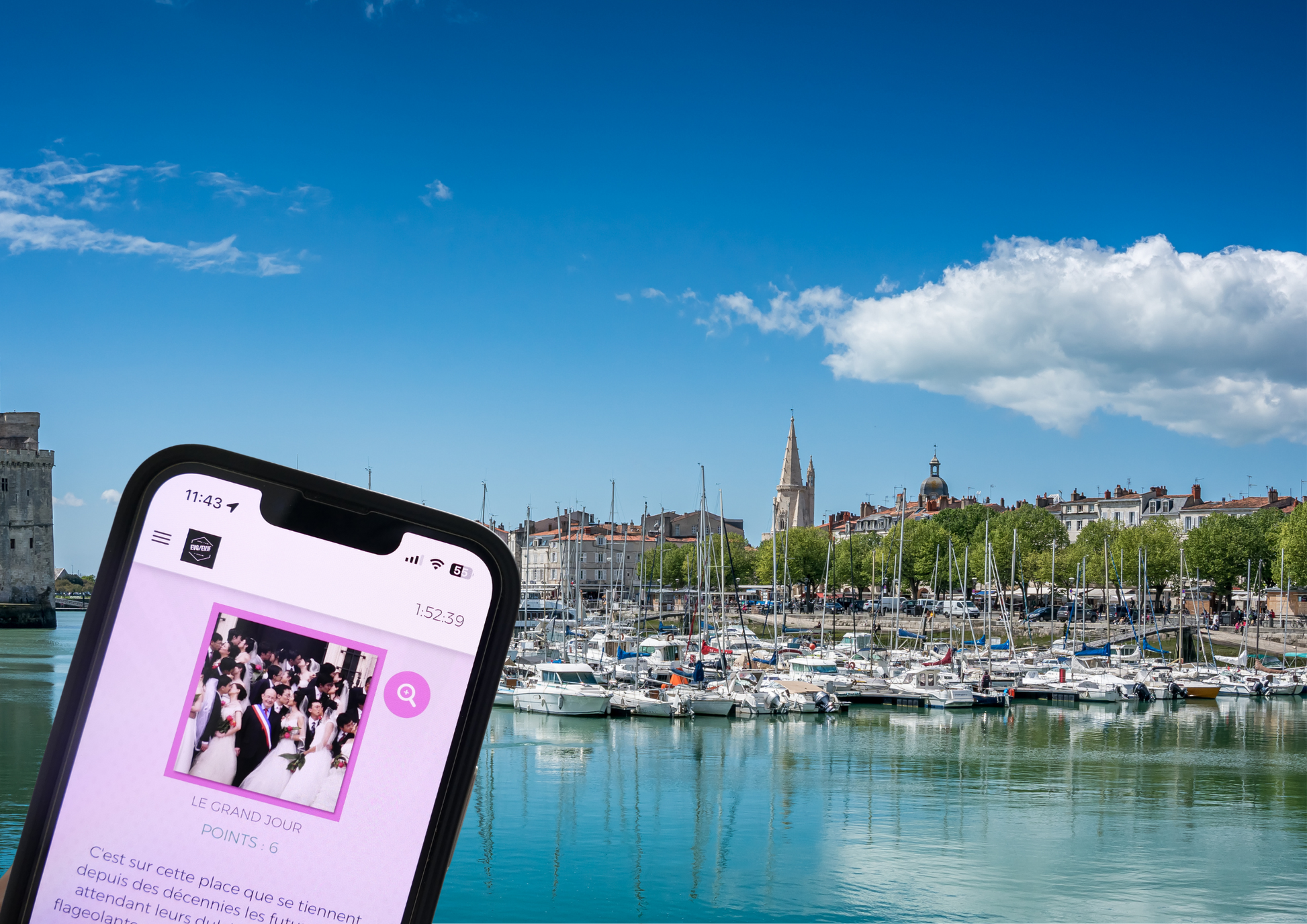 EVJF City Challenge à La Rochelle – Jeu de piste enterrement de vie de jeune fille avec défis photos et vidéos dans le Vieux-Port et les ruelles historiques