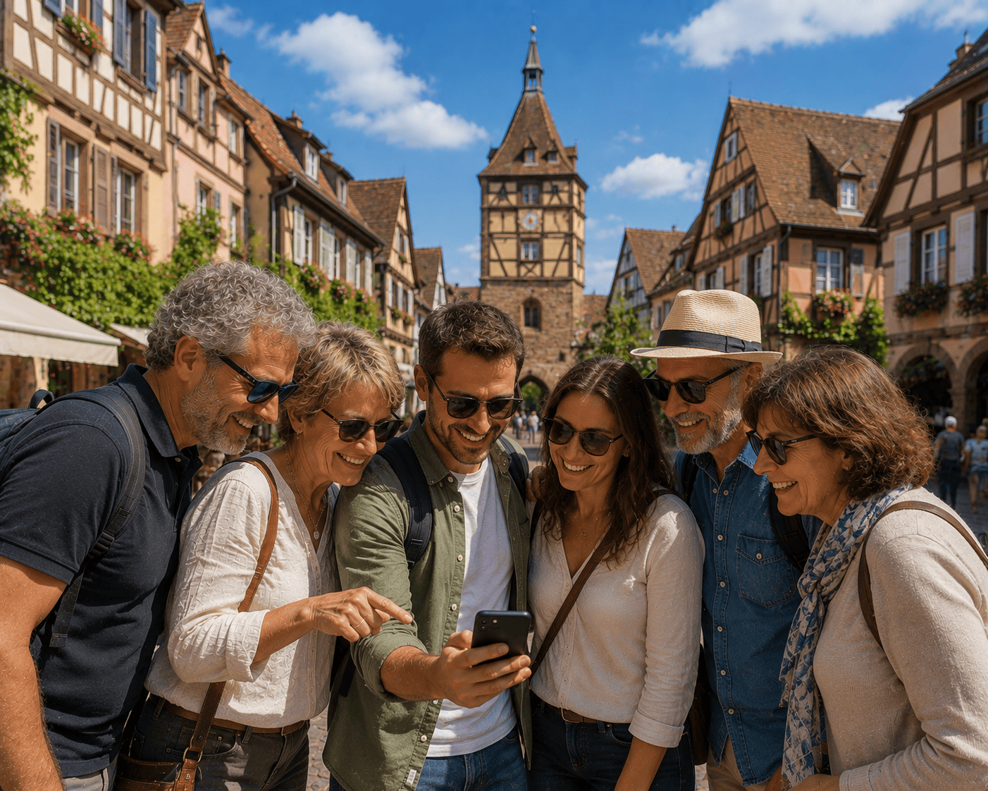 Entdeckungs-Schatzsuche: Die Geheimnisse der Stadt in Obernai