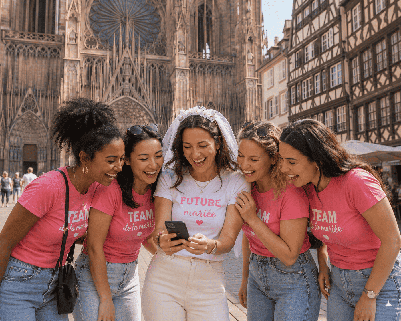 EVJF Strasbourg : jeu de piste urbain 100 % fun pour enterrement de vie de jeune fille – Défis photo, missions délirantes et souvenirs inoubliables au cœur de la capitale alsacienne