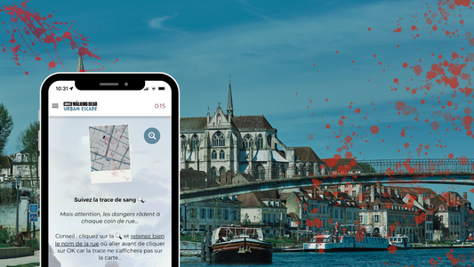 Ecran de jeu Auxerre The Walking Dead Urban Escape