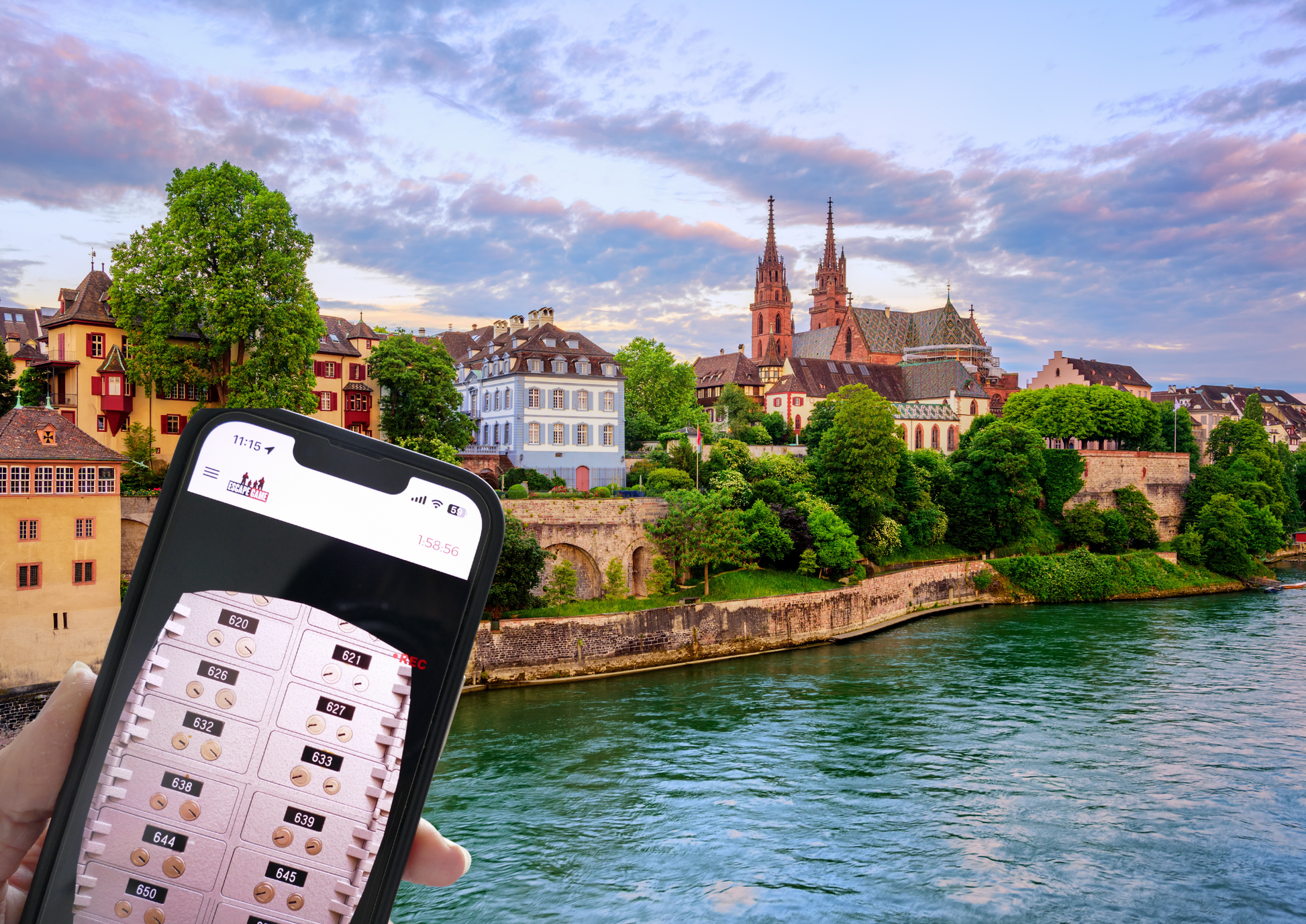 Plongez dans un escape game outdoor palpitant à Bâle, où vous incarnez un membre du célèbre gang de braqueurs 