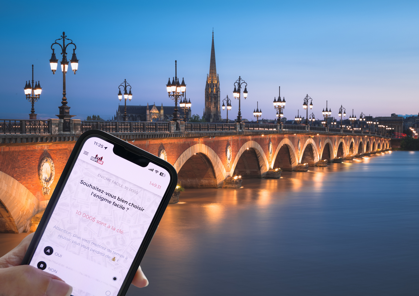 Participez à un casse urbain à Bordeaux, où chaque seconde compte pour réussir votre mission 