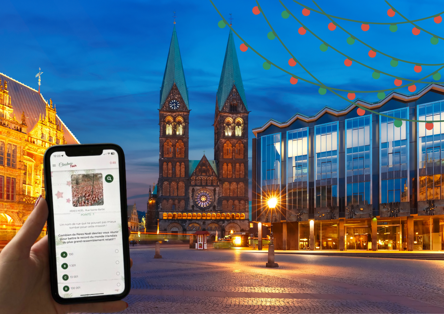 Weihnachtsmarkt-Schatzsuche Weihnachtstour in Bremen 