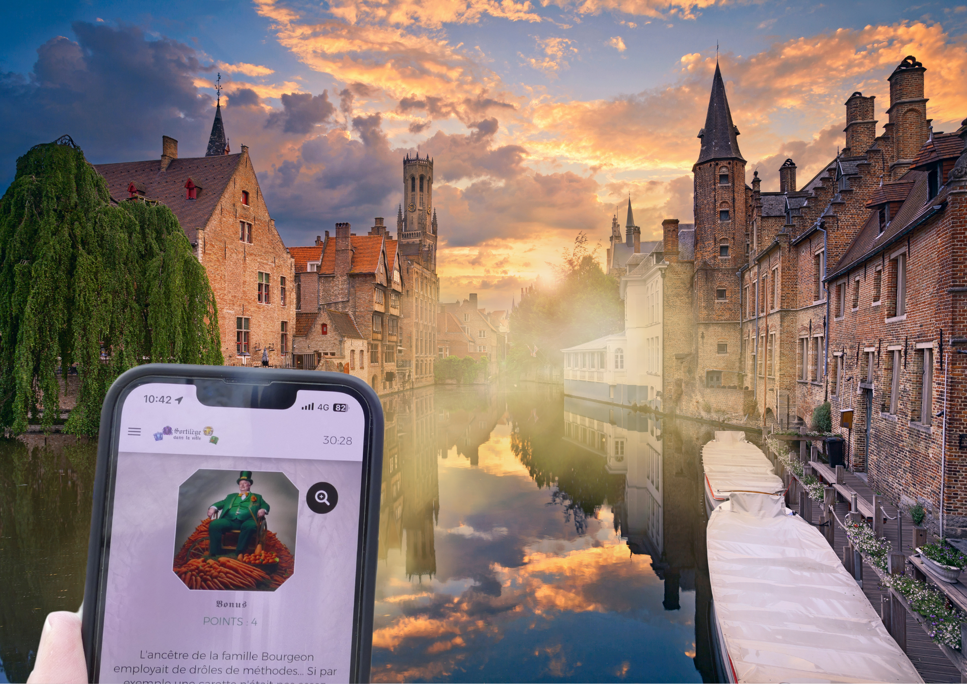 Ecran de jeu escape game magie urbain