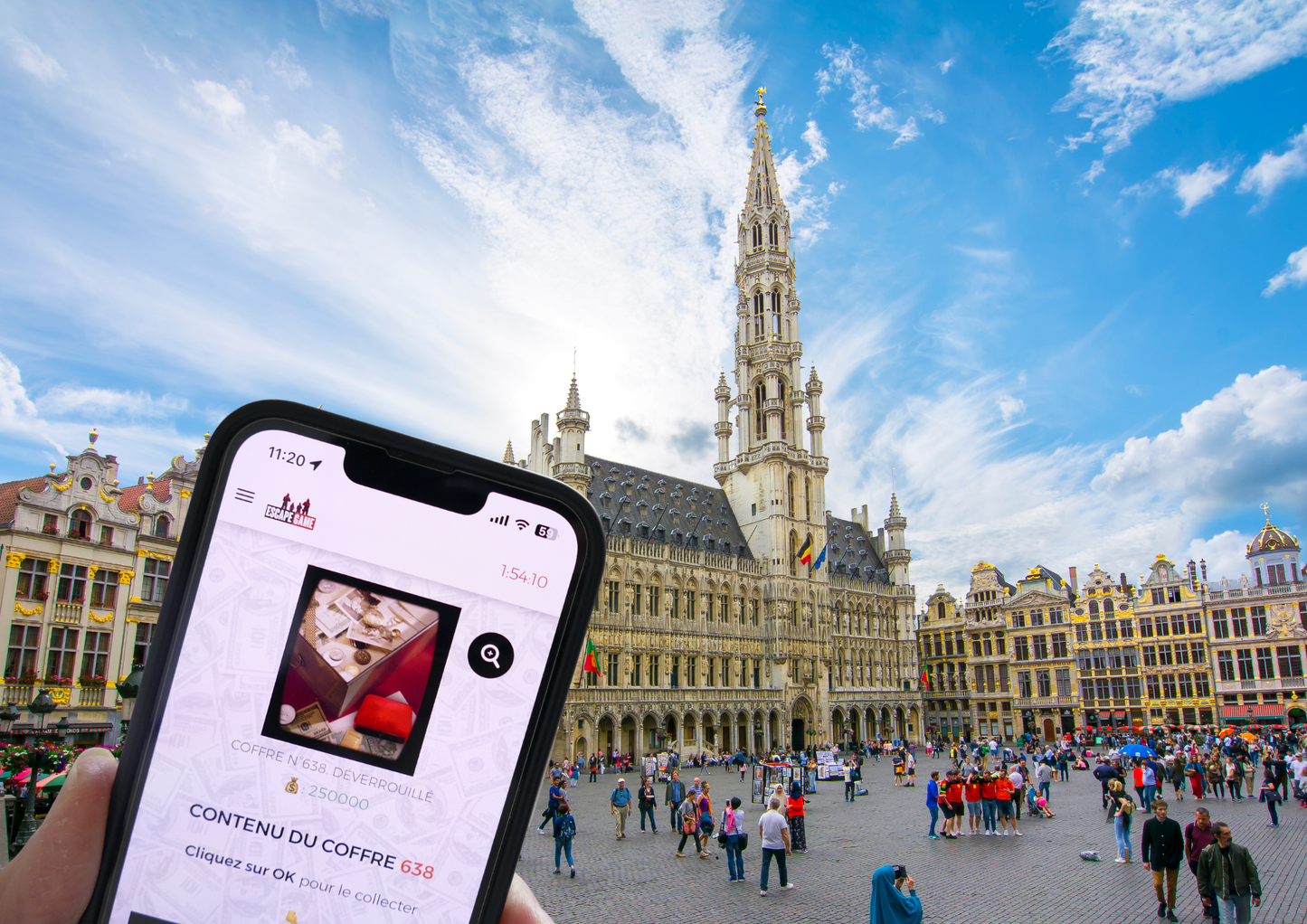 À Bruxelles, déchiffrez des messages codés pour ouvrir des coffres cachés et amasser un million de dollars 