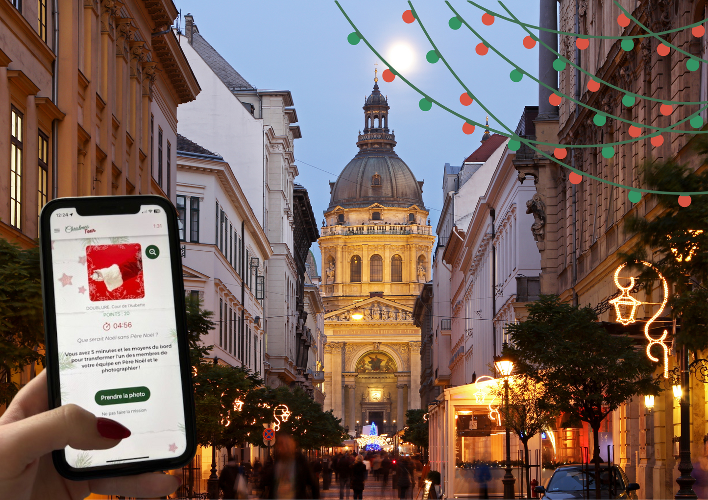 Weihnachtsmarkt-Schatzsuche Weihnachtstour in Budapest 