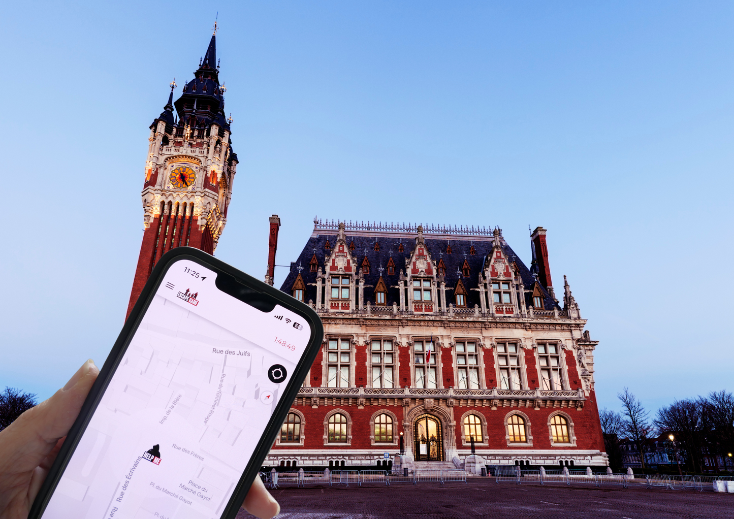 À Calais dans le Nord, formez votre équipe et relevez le défi d'un escape game en extérieur sur le thème du braquage 