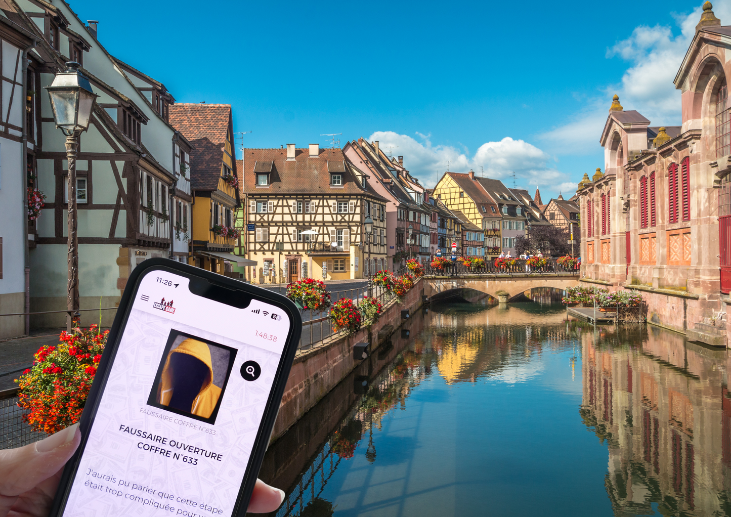 Participez à un casse urbain à Colmar en Alsace, où chaque seconde compte pour réussir votre mission