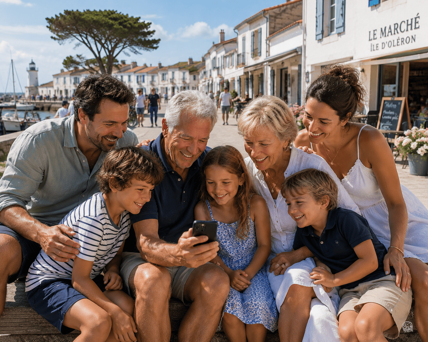 Famille ile Olérons escape game urbain en ville