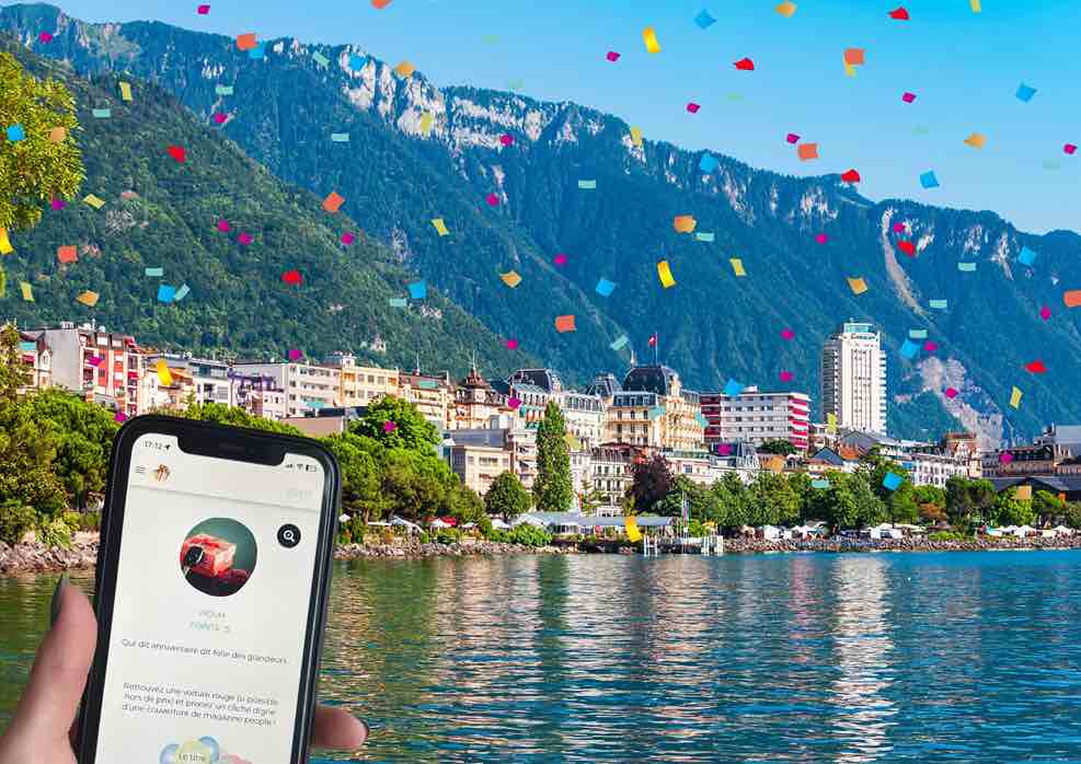 Jeu à faire en équipe sur Genève pour célébrer un anniversaire.