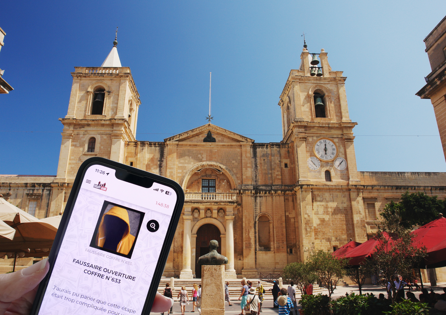 Vivez une aventure immersive à La Valette, mêlant énigmes chronométrées et suspense haletant 