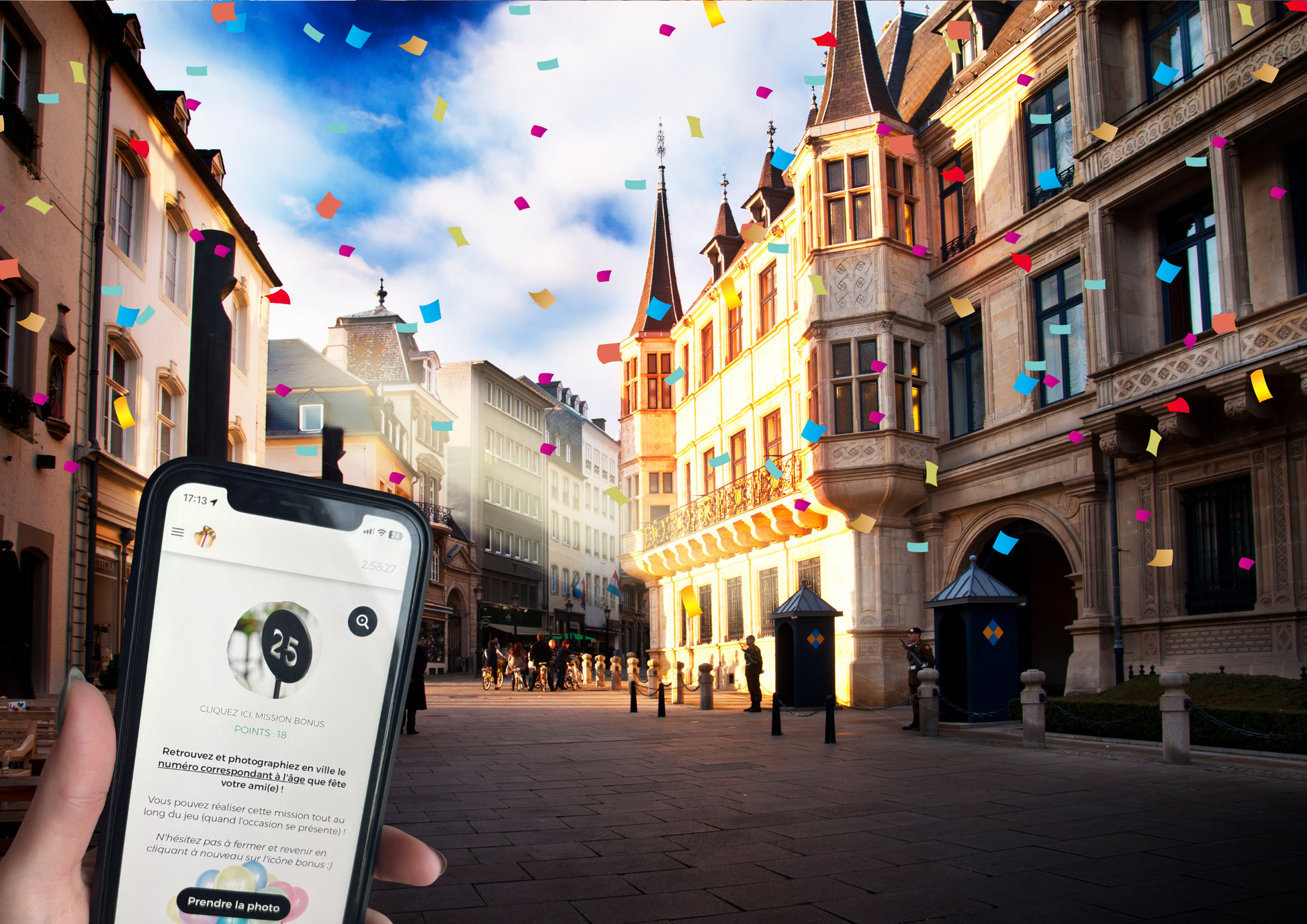 Fête l’anniversaire de façon insolite avec des missions dans les rues de Luxembourg.