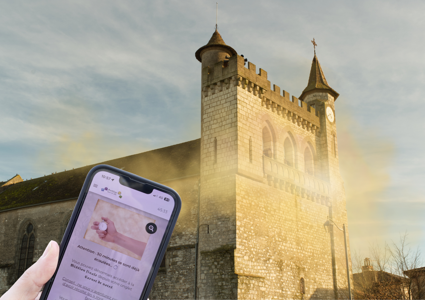 Escape game outdoor à Monflanquin, mêlant magie et exploration urbaine
