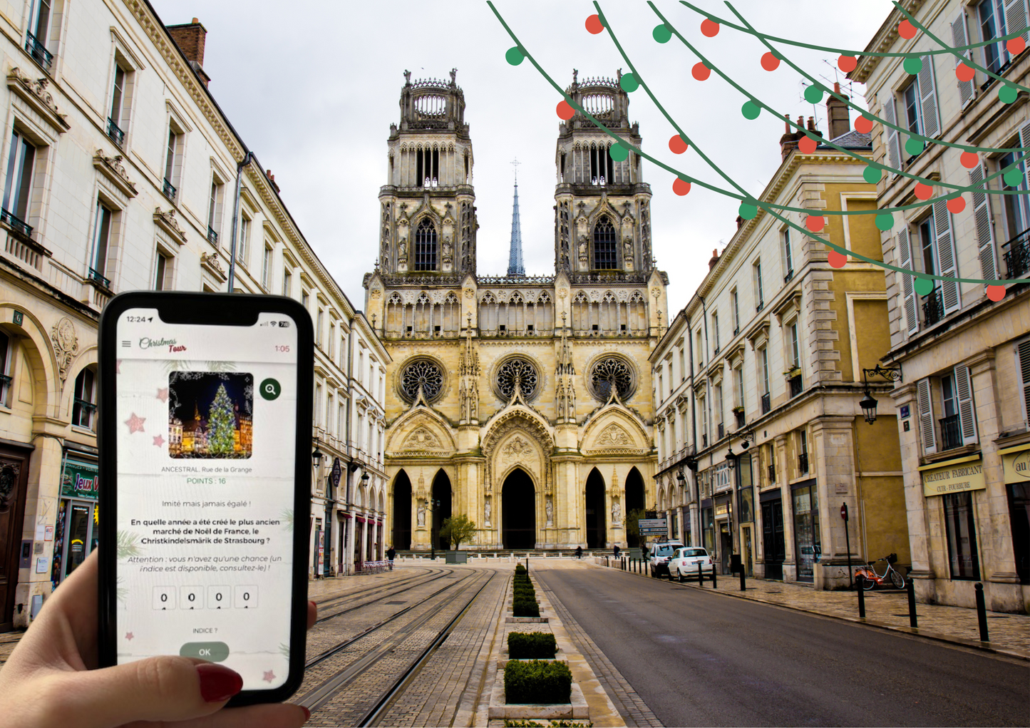 Jeu de piste sur le marché de Noël Orléans
