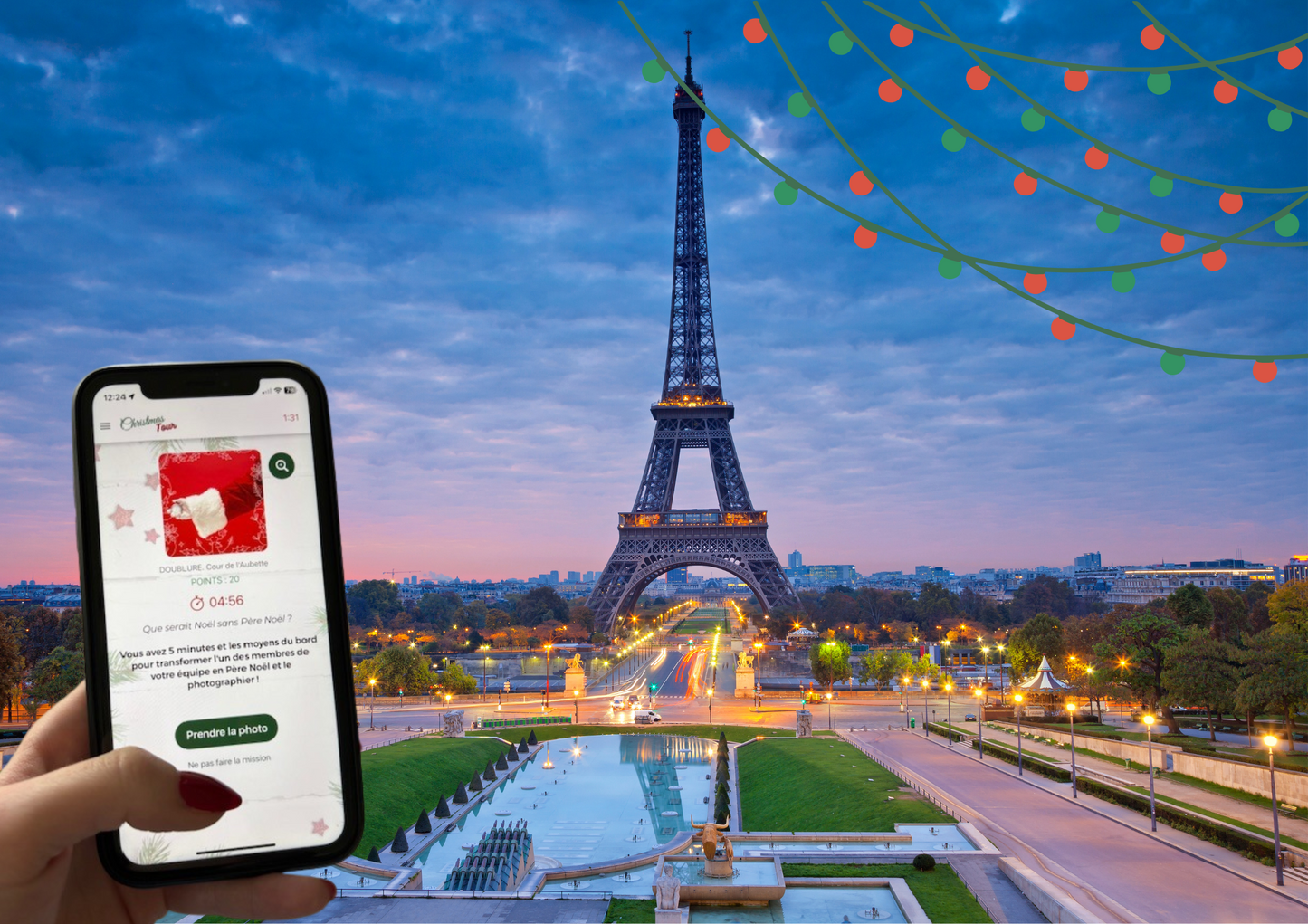 Jeu de Piste Marché de Noël Christmas Tour à Paris