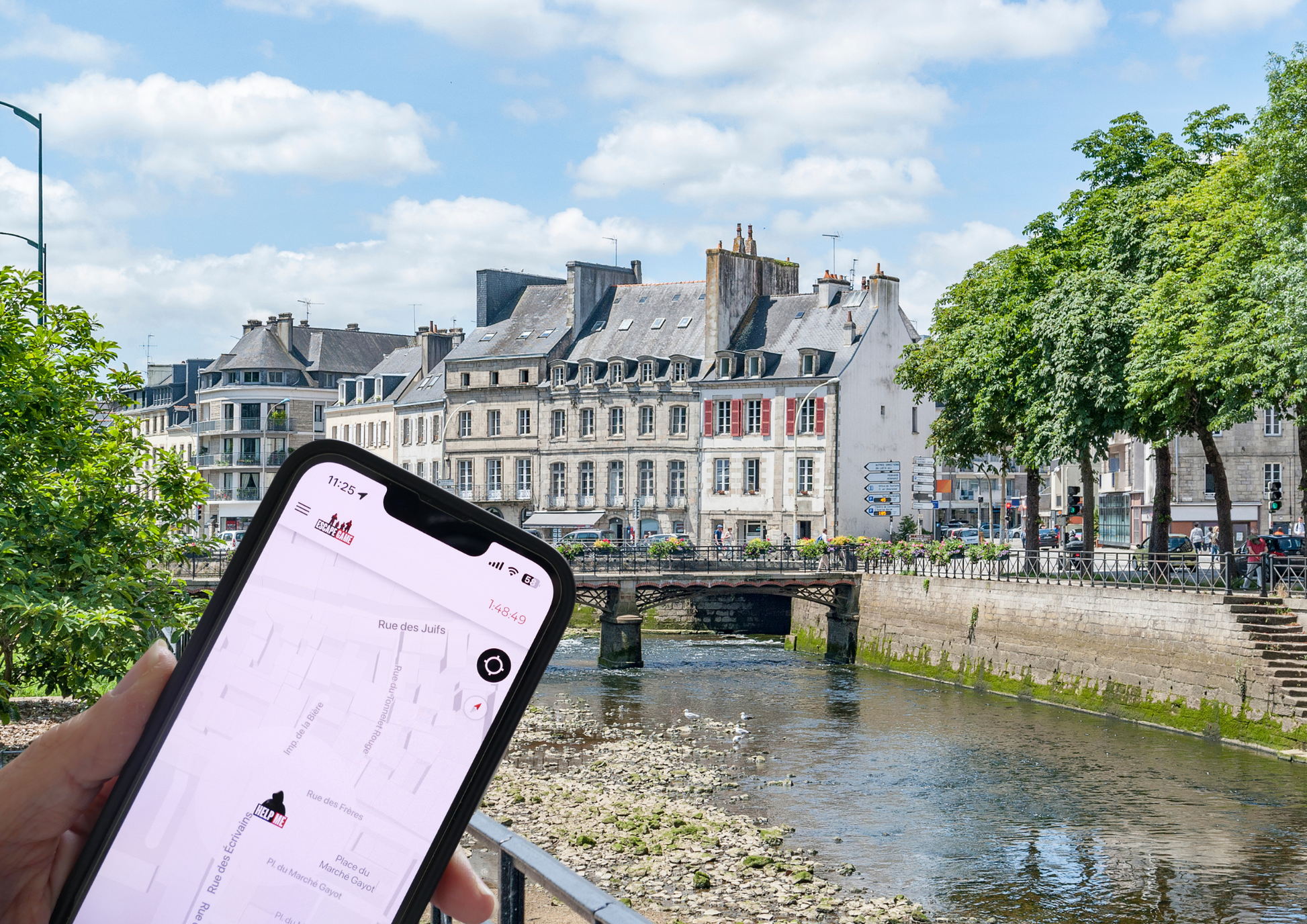 À Quimper, formez votre équipe et relevez le défi d'un escape game en extérieur sur le thème du braquage