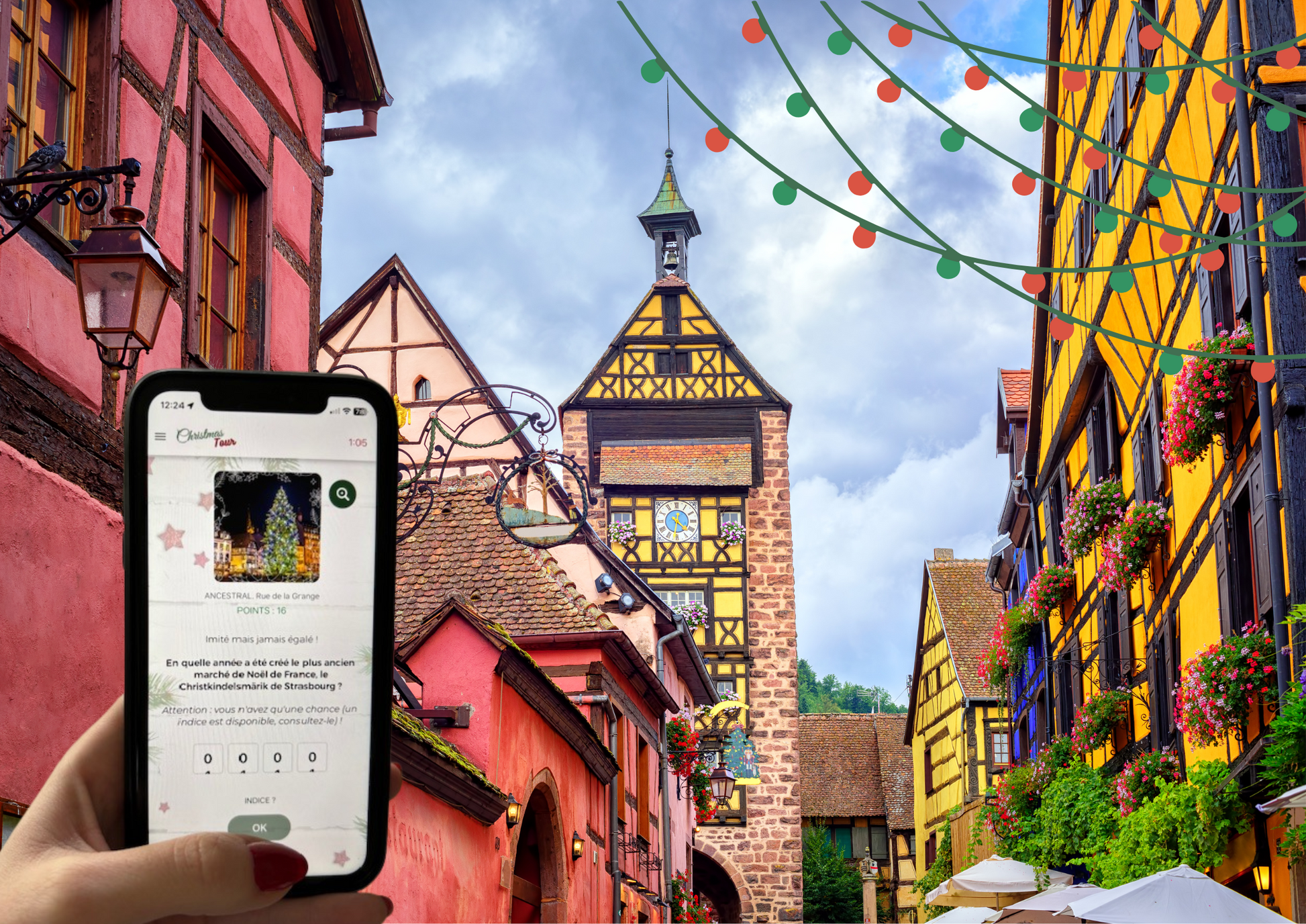 Jeu de piste thème Noël à Riquewhir