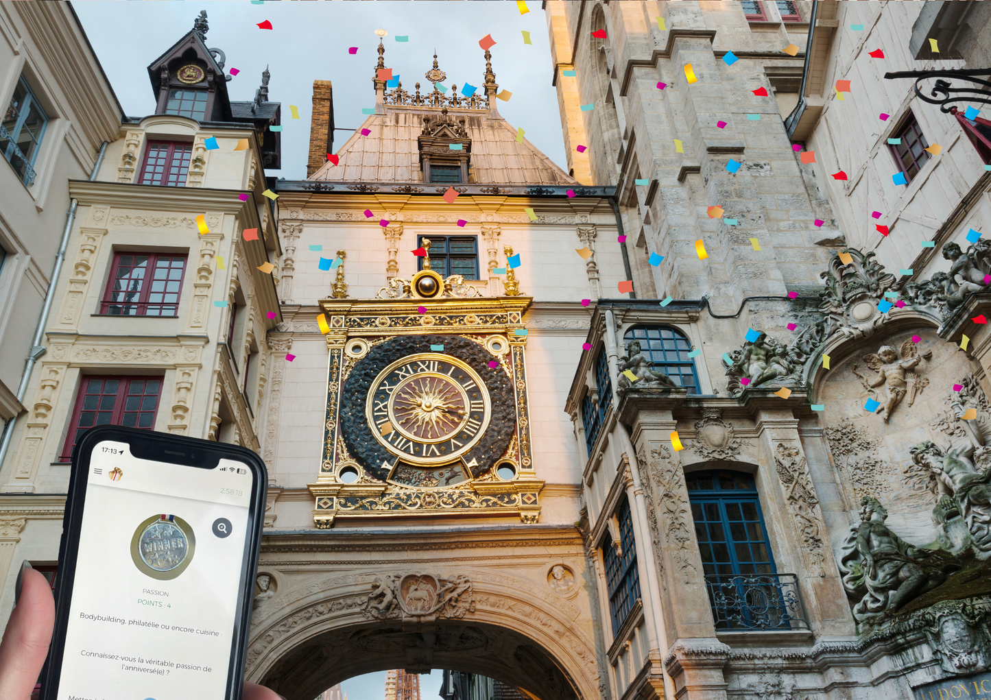 Joyeux anniversaire à Rouen avec un escape game outdoor amusant pour petits et grands.