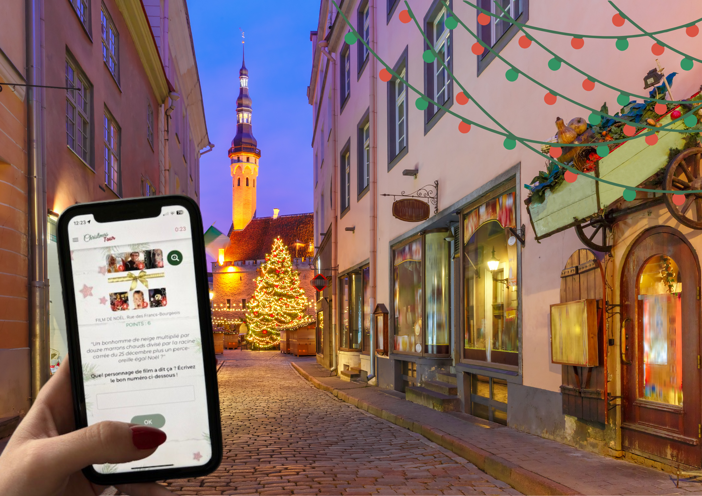 Weihnachtsmarkt-Schatzsuche Weihnachtstour in Tallinn 