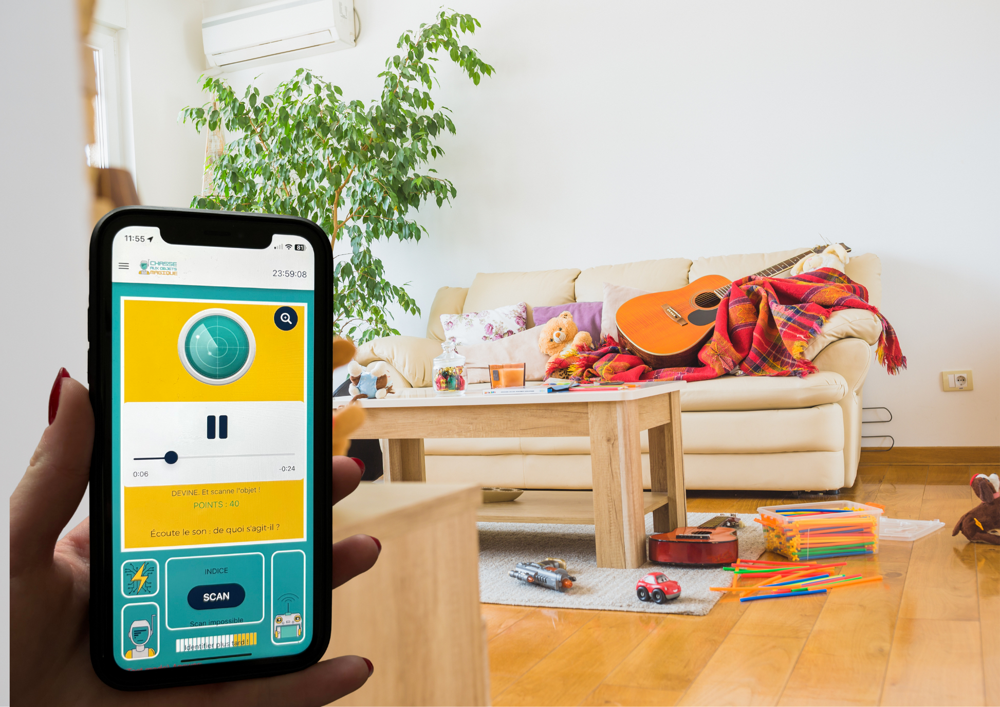 Escape game pour enfants à faire en intérieur avec Tibo le Robot