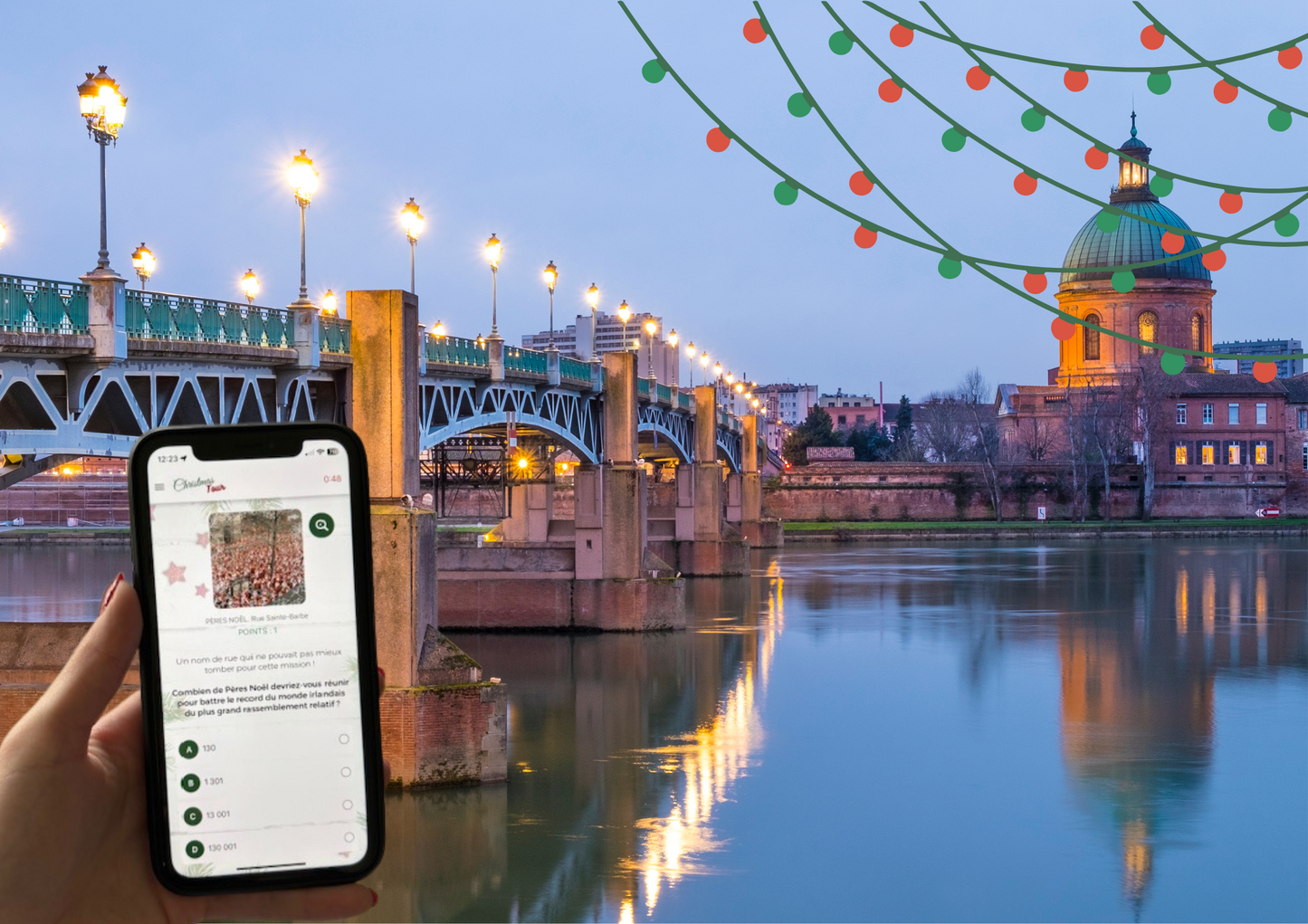 Jeu de Piste Marché de Noël Christmas Tour à Toulouse