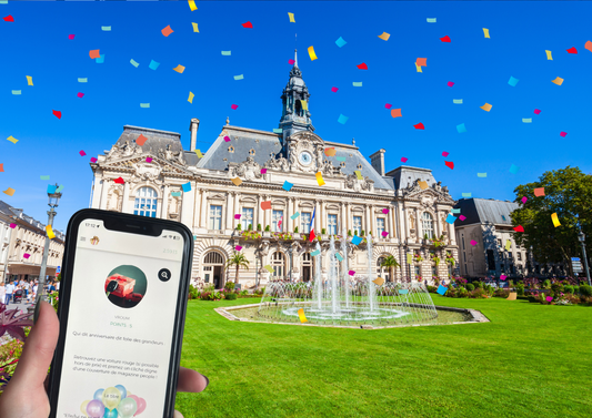 Super anniversaire avec un escape game en extérieur à tours